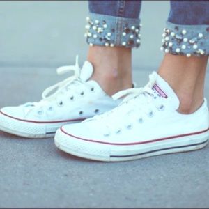 White Converse Shoes